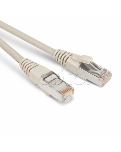 Патч-корд RJ45-RJ45, 4 пары, STP, кат.5е, LSZH (5м) Hyperline PC-LPM-STP-RJ45-RJ45-C5e-5M-LSZH-GY в Северске Патчкорды (медные) Pintop.ru