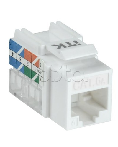 Модуль Keystone Jack кат. 6A UTP 110 IDC 90 град. ITK CS1-1C6AU-11 в Северске Модули Keystone Pintop.ru