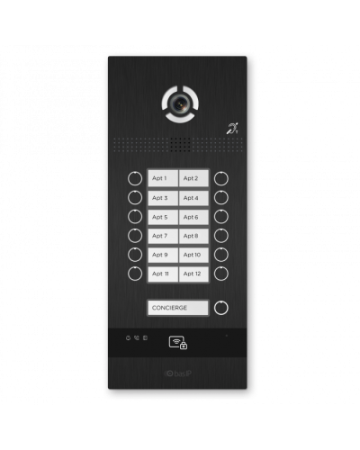 Вызывная панель BAS-IP BI-12FBI BLACK в Северске Вызывные видеопанели малоабонентные Pintop.ru