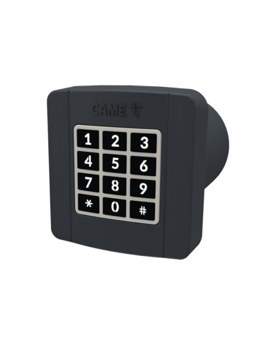 Проводная встраиваемая кодонаборная клавиатура Came 806SL-0290 - SELT2BDG, подключаемая к шине CXN, 12 кнопок, синяя подсветка, RAL7024 в Северске Запчасти для шлагбаумов и автоматики Pintop.ru