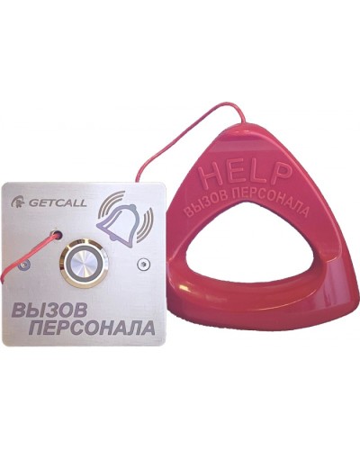 Проводная влагозащищенная кнопка со шнуром Getcall GC-0423B1 в Северске Дополнительное оборудование для СКУД Pintop.ru