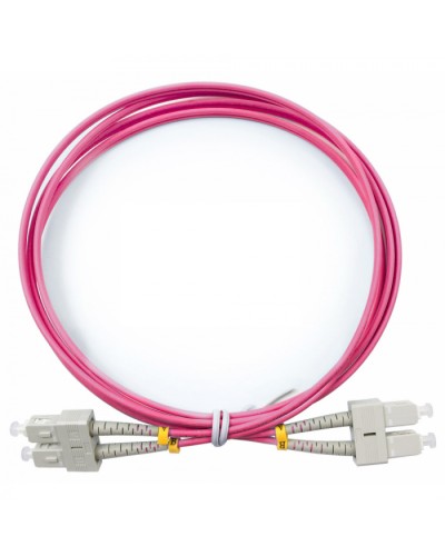 Шнур оптический duplex SC-SC 50/125 mm OM4 2м LSZH Cabeus FOP-50-OM4-SC-SC-2m в Северске Патч-корды оптические Pintop.ru