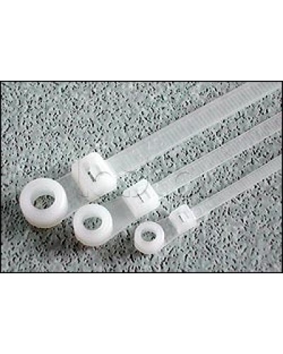 Хомут-стяжка нейлоновый 200x4,8 с отверстием под винт Hyperline GTM-200STC (100 шт/уп.) в Северске Стяжки-хомуты Pintop.ru