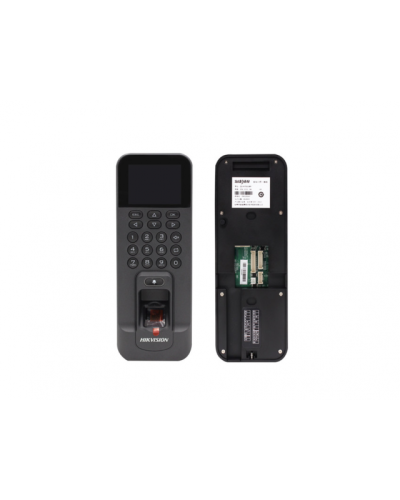 Терминал доступа со встроенными считывателями EM карт и отпечатков пальцев Hikvision DS-K1T804BEF в Северске Считыватели Pintop.ru