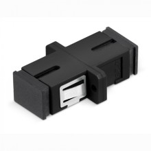 Проходной соединитель SC-SC, MM(для многомодового кабеля), simplex черный Cabeus (SC-SC-MM-BK)