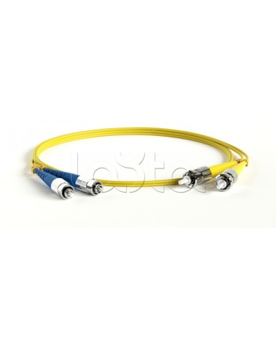 Патч-корд волоконно-оптический Hyperline FC-D2-9-LC/UR-SC/UR-H-1.5M-LSZH-YL в Северске Патч-корды оптические Pintop.ru