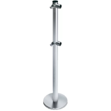 Стойка ограждения с 2-мя полупетлями L-образная передвижная, 2 муфты слева Oxgard ВЗР2442.09.11