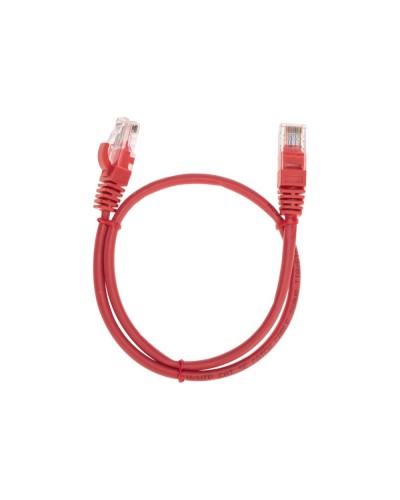 Патч-корд U/UTP, CAT 5e, RJ45-RJ45, 26AWG, LSZH, красный, 0,5м REXANT 02-0103-05 в Северске Патчкорды (медные) Pintop.ru