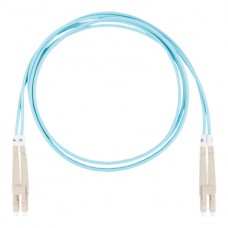 Шнур оптический коммутационный (патч-корд), LC-LC, дуплекс (duplex) OM3, нг(А)-HF, бирюзовый, 2,0 м Datarex DR-220063