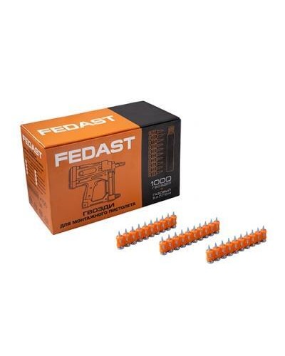 Гвозди 3,0*22 мм для монтажного пистолета с кованым наконечником (1000 шт/уп) FEDAST fd3022mgbp в Северске Крепеж: Дюбели, шурупы, саморезы Pintop.ru