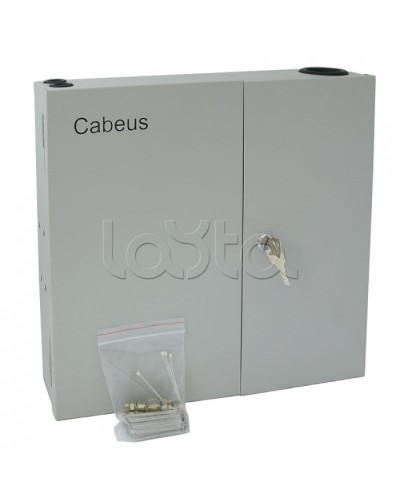 Бокс оптический настенный 19 на 16 SC/2xLC портов Cabeus FO-WL-16SC-K в Северске Кросс оптический Pintop.ru