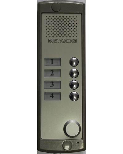 Блок вызова домофона Метаком MK4-K-RF в Северске Блоки вызова многоабонентные Pintop.ru