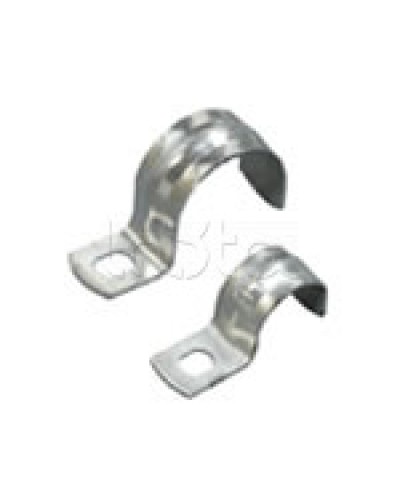 Скоба оцинкованная с одним отверстием для трубы D32мм, м.о. 8,5-6,0мм (1уп=50шт) Экопласт (43732P-50) в Северске Держатели, клипсы, скобы Pintop.ru