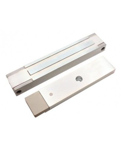 Электромагнитный замок с датчиком состояния двери ALeko ALM-400P (24В серый) в Северске Электромагнитные замки Pintop.ru