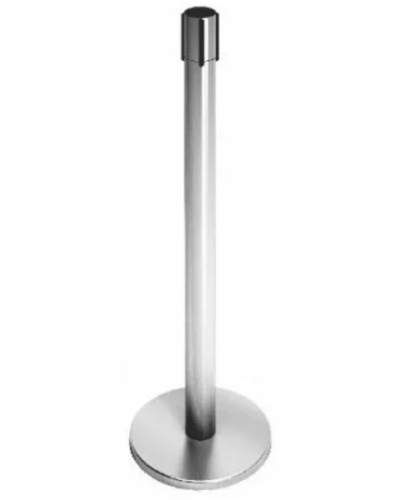 Стойка ограждения передвижная с ремнем (2 метра красный с тормозом) Oxgard ВЗР2387.04 в Северске Ограждения Pintop.ru