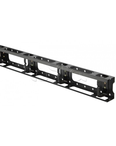 Организатор кабельный металлический вертикальный 32U, черный Hyperline CMV-32U-ML в Северске Аксессуары для кабель-канала Pintop.ru