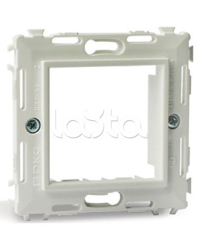 Каркас на 2 модуля (одноместный), слоновая кость DKC 75020SL в Северске Аксессуары для кабель-канала Pintop.ru