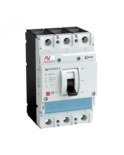 Автоматический выключатель AV POWER-1/3 25А 80kA TR EKF AVERES (mccb-13-25H-TR-av) в Северске Электротехническое оборудование Pintop.ru