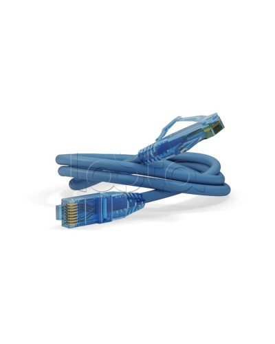 Патч-корд U/UTP Hyperline PC-LPM-UTP-RJ45-RJ45-C6-0.5M-LSZH-BL в Северске Патчкорды (медные) Pintop.ru