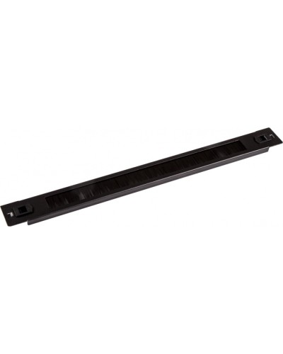 Панель 19 с щеточным вводом 1U, быстросъемная, черная LANMASTER LAN-DC-TLBRP-1U в Северске Аксессуары для стоек и шкафов Pintop.ru