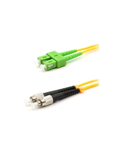 Патч-корд оптический переходной (SM), 9/125 (OS2), SC/APC-FC/UPC, (Duplex), PVC, 5м REXANT 50-2857-1 в Северске Патч-корды оптические Pintop.ru