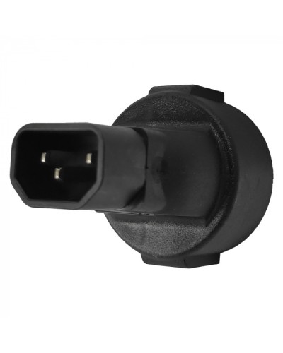 Адаптер переходной, розетка Schuko - вилка C14, 220В, 10А, черный LANMASTER (LAN-PPS/14-BK) в Северске Проходные адаптеры и розетки оптические Pintop.ru