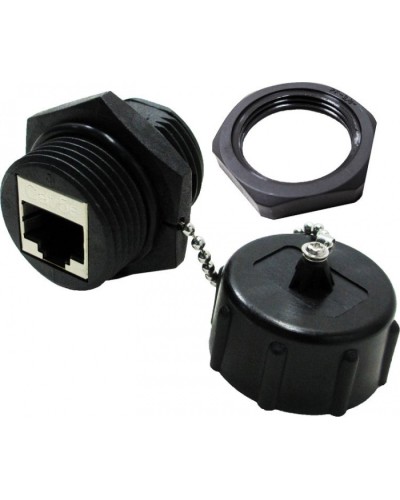 Индустриальный соединительный модуль, IP68, экранированный, категории 5e LANMASTER (LAN-KCP45S5E-WP) в Северске Проходные адаптеры Pintop.ru