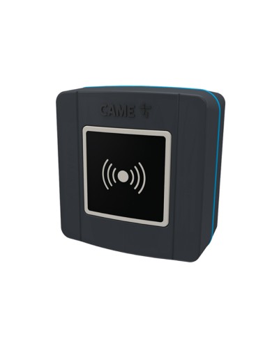 Накладной проксимити-считыватель для карт, брелоков и TAG-капсул Came 806SL-0300 - SELR1BDG, подключаемый к шине CXN с синей подсветкой (протокол Manchester), RAL7024 в Северске Считыватели Pintop.ru