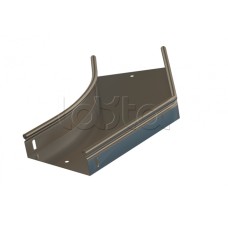 Угол 45° горизонтальный плавный Hyperline RST-AHS45-150-100-0,8-R100-SZ