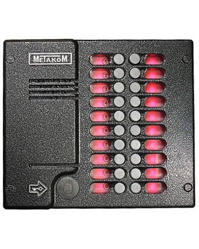 Блок вызова домофона Метаком MK20.2-RFEV в Северске Вызывные видеопанели малоабонентные Pintop.ru