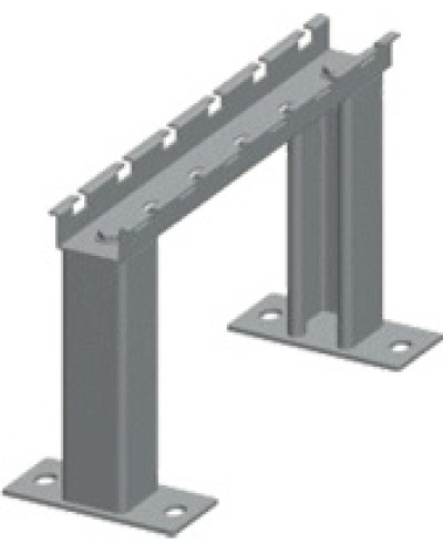 Рама напольная для лотка шириной 200мм LANMASTER LAN-MT-KR200-EZ в Северске Аксессуары для лотков Pintop.ru