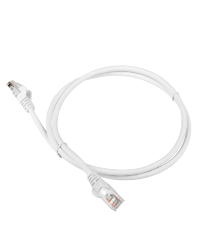 Патч-корд LANMASTER LSZH UTP кат.5e, 0.3 м, белый LANMASTER LAN-PC45/U5E-0.3-WH в Северске Патчкорды (медные) Pintop.ru