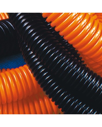 Труба гофрированная ПНД с зондом лёгкая 25 мм цвет оранжевый (50 м) DKC 71925 в Северске Труба гофрированная Pintop.ru