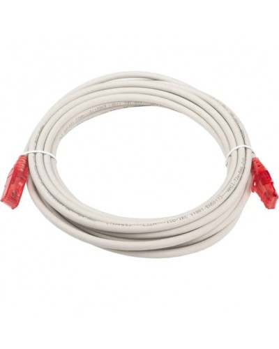 Патч-корд RJ45-RJ45, 4 пары, UTP, кат.5е, LSZH (5м) Hyperline PC-LPM-UTP-RJ45-RJ45-C5e-5M-LSZH-GY в Северске Патчкорды (медные) Pintop.ru