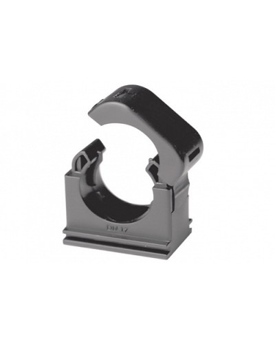 Держатель с крышкой DN 10 мм, полиамид, цвет чёрный DKC PASW10N в Северске Держатели, клипсы, скобы Pintop.ru