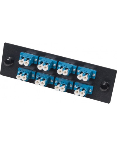 Панель адаптерная для кроссов LAN-FOBM с 8 дуплексными адаптерами SC/OM2 LANMASTER LAN-APM-8x2SC/OM2 в Северске Кроссы оптические Pintop.ru