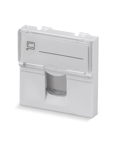 Вставка 45x45 (Mosaic) для 1 модуля формата Keystone Jack (арт.078604) Cabeus (FP-L-45-1M) в Северске Модули Keystone Pintop.ru