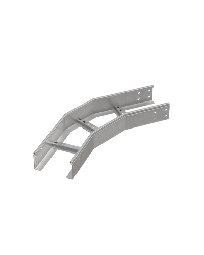 Угол лестничный горизонтальный 45 гр. 100х700х1,5 мм HD85 N КМ-профиль (LGL45-100-700-1.5 HD85 N) в Северске Аксессуары для лотков Pintop.ru