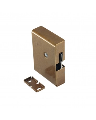 Замок электромеханический с толкателем и датчиком положения двери Promix-SM308.10.1 (коричневый) в Северске Электромагнитные замки Pintop.ru