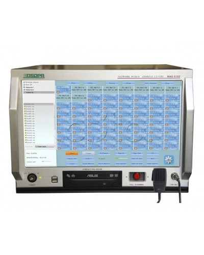 Блок управления центральный DSPPA MAG-6182 в Северске Система оповещения и трансляции Dsppa Pintop.ru