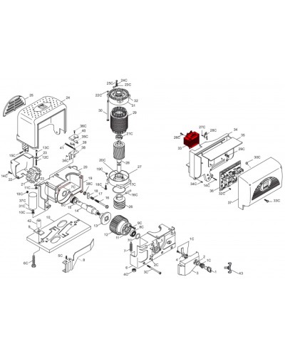 Трансформатор ZU200, ZL22 Came 119RIR263 в Северске Запчасти для шлагбаумов и автоматики Pintop.ru