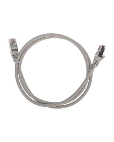 Патч-корд F/UTP, CAT 5e, RJ45-RJ45, 26AWG, LSZH, серый, 1м REXANT 02-0110-1 в Северске Патчкорды (медные) Pintop.ru