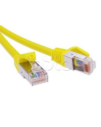 Патч-корд экранированный CAT5E F/UTP 4х2, LSZH, желтый, 7м DKC RN5EFU4570YL в Северске Патчкорды (медные) Pintop.ru