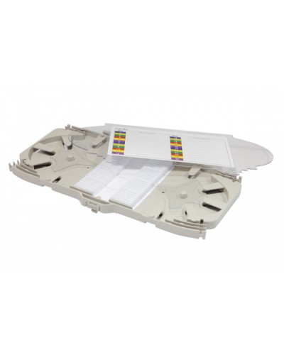 Сплайс-кассета на 24 (48) соединения, пластик Eurolan 33B-03-24GY в Северске Кроссы оптические Pintop.ru