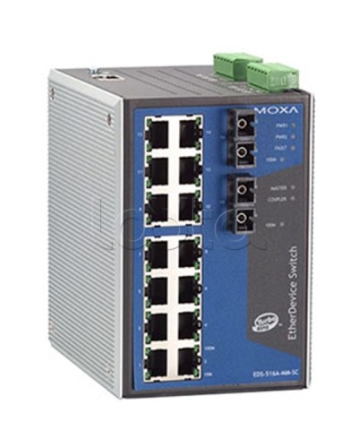 Коммутатор управляемый промышленный 16-портовыйMoxa EDS-516A-MM-SC в Северске Коммутаторы Pintop.ru