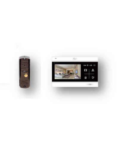 Комплект видеодомофона Fox FX-VD5SL-KIT АГАТ 5B КОМПЛЕКТ (FX-CP7) в Северске Комплекты домофонов Pintop.ru