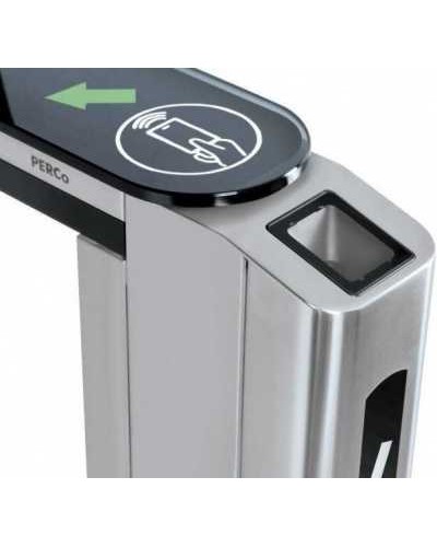 Передняя панель скоростного прохода PERCo-ST-01 со встроенным сканером штрихкода PERCo-FP01Q.1 в Северске Ограждения Pintop.ru