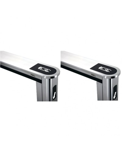 Комплект крышек (2 шт)из нержавеющей стали для турникета PERCo-STC-01S в Северске Ограждения Pintop.ru