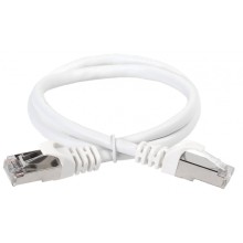 ITK Коммутационный шнур кат. 6 FTP PVC 0,5м белый (PC08-C6F-05M)