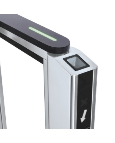 Передняя панель скоростного прохода PERCo-ST-11 со встроенным сканером штрихкода PERCo-FP11Q.1 в Северске Ограждения Pintop.ru